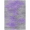 Homeroots 10' X 14' Purple Gray And Charcoal Abstract Washable Indoor Outdoor Area Rug 587175 - alternate 3