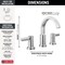 Delta Albion Two Handle Widespread Bathroom Faucet Chrome 35855LF - alternate 2