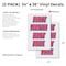 Signmission First Month Rent Free, Vinyl Decals Only 24 Inch x 36 Inch, Vinyl Decal, 2PK DSB-2436-2PACK-First Month Rent Free - alternate 2