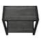 Homeroots 24" Black End Table With Shelf 489730 - alternate 5