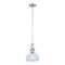 Vaxcel Beloit Satin Nickel Farmhouse Mini Pendant Ceiling Light Clear Glass P0272 - alternate 1