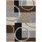Homeroots 8' X 10' Pewter Gray And Black Geometric Washable Indoor Outdoor Area Rug 612590 - alternate 3