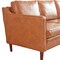 Homeroots Brown Faux Leather Modern Modular Sofa 473324 - alternate 2