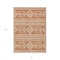 Homeroots 8' X 10' Copper And Ivory Southwestern Washable Indoor Outdoor Area Rug 593663 - alternate 4