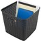 Advantus Extra Large Weave Bin, 12.5" x 11.13", Black, 2/Pack 40376 - alternate 2