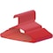 Lifemaster Heavy-Duty Plastic Hangers, Non-Slip, Space-Saving, Holds 5 lbs, Red, 5PK LMPLCRED5 - alternate 1