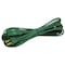 Powerzone SPT-2 Extension Cord, 16 AWG, Indoor, 16/2, 3 Outlets, Green, 15 ft OR780615 - alternate 2