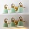 Jonathan Y Phineas 25.5" 3-Light Adjustable Farmhouse Bohemian Iron LED Vanity Light, Mint Green/Brass Gold JYL1116D - alternate 4