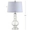 Jonathan Y Genie 28.5" Glass LED Table Lamp, Clear, 2PK JYL1061B-SET2 - alternate 4