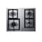 Summit 24" Wide 4-Burner Gas Cooktop In Stainless Steel GCJ4SS - alternate 1