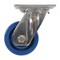Vestil Solid Polyurethane Swivel Caster 4 In. Diameter x 2 In. Width 800 Lb. Capacity Dark Blue CST-F-SS-4X2SP-S - alternate 2