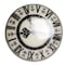 Homeroots Set of Twelve Black And Gray Clock Face Ceramic Drawer Pull Knobs, 12PK 321676 - alternate 1