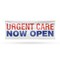 Signmission Urgent Care Now Open, 24 Inch x 72 Inch, Vinyl Banner B-72-30900 - alternate 1