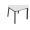 Leisuremod Teres Leather Dining Chair, Steel Legs & Poplar Wood Core TC19W - alternate 2