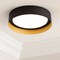 Afx Reveal, LED Flush Mount, 16"Dia., Black/Gold RVF16LAJUDBKGD - alternate 2