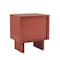 Manhattan Comfort Ella Nightstand in Terracotta NS005-OR - alternate 3