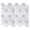 Apollo Tile Marmor 11x10 White Eastern White, Bardiglio Marble Flower Mosaic Wall and Floor Tile, 5PK APLTRK8851A - alternate 1