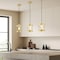 Jonathan Y Marelle 6.5" 1-Light Farmhouse Industrial Iron Filigree Caged Jar LED Pendant, Gold Painting, 3PK JYL7909A-SET3 - alternate 3