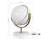 Jonathan Y Orion 12" Modern Contemporary Adjustable Rotating Globe w/Sliding Diffuser Shield LED Table Lam, 2PK JYL6019B-SET2 - alternate 2
