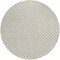 Homeroots 8' Beige And Ivory Round Floral Washable Indoor Outdoor Area Rug 610632 - alternate 3