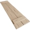 Ekena Millwork Rustic Two Board Joined Board-n-Batten Pecky Cypress Faux Wood Shutters, 11"W x 48"H SHUBJS11X48PCPR - alternate 4