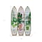 Homeroots 71" Green Solid Wood Folding Three Panel Screen Room Divider 342731 - alternate 3