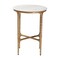Baxton Studio Akanji Marble End Table, Round 270-14721-ZORO - alternate 2