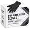 Approved Vendor 4Mil Black Nitrile Gloves MEDIUM, 1000PK BPBLK4MILBNitrileMC - alternate 1