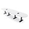 Skutchi Designs 14 Person Conference Table With Power Unit | 14' Boval Table | Harmony Series HAR-BOVL-48X168-T.BK-W960-EBLK - alternate 1