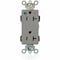 Leviton Straight Blade Receptacle, 5-20R, 20 A, 125V AC, Isolated Ground MD830-IGG - alternate 1