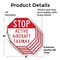 Signmission Stop Active Aircraft Taxiway, 4 inch X 4 inch, Vinyl Decal, 5PK OC-D-5PACK-4-214 - alternate 4