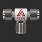 Arek Male Branch Tee 1/2 in Tube OD X 1/2 in NPT SS 316 RL130 MBT _1/2 X 1/2 - alternate 1