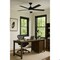 Afx Maddox - 52in 5 Blade LED Ceiling Fan - Black Finish MDXN525LACBKBK-WS - alternate 2
