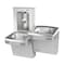 Oasis Versacooler II Bi-Level Drinking Fountain Greystone, Refrigerated 8 Gph & Electronic Bottle Filler 507036 - alternate 1