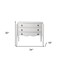 Homeroots 34" White Solid and Manufactured Wood Three Drawer Standard Chest 389803 - alternate 2