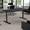 Homeroots 60" Black Writing Desk 524929 - alternate 2