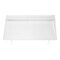 Homeroots 47" White Wood and Metal Parsons Computer Desk 489835 - alternate 5