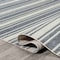 Jonathan Y Fawning Two-Tone Striped Classic Low-Pile Machine-Washable Cream/Dark Gray 3 ft. x 5 ft. Area Rug WSH304A-3 - alternate 3