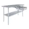 Amgood 24 in. x 60 in. Stainless Steel Table With Drawer AMG WT-2460 + DRAWER-1520-Z - alternate 1