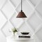 Jonathan Y Hattie 12 in. 1-Light Coastal Bohemian Metal and Woven Rattan LED Pendant Light, Black/Dark Brown JYL5712B - alternate 3