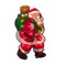Santas Forest Santa, 10 in W, Plastic, Colorful, Mini Bulb, Internal Light 60973 - alternate 2