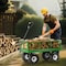Vevor Steel Garden Cart 900lbs Capacity Heavy Duty Wagon Utility Cart 10in Tires V900G - alternate 4