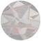 Homeroots 8' Blush Ivory And Gray Round Geometric Washable Indoor Outdoor Area Rug 616690 - alternate 3