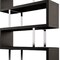 Homeroots 67" Black And Silver Metal and Wood Three Tier Etagere Bookcase 555014 - alternate 2