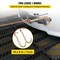 Vevor 5/16"x2' G80 Tow Chain J Hook V-Chain Bridle Grab & T Hook Wrecker 10800lb TJ5/16*2FT-A2 - alternate 3