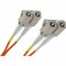 Unc Group Fiber Optic Patch Cable, Lc-Lc, 50 125 Multimode Duplex, Orange, 8M FJ5LCLC-08M - alternate 2