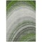 Homeroots 5' X 8' Green And Artichoke Green Abstract Washable Indoor Outdoor Area Rug 577302 - alternate 3