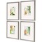 Homeroots Set Of Four Verdure Silver Framed Print Wall Art, 4PK 525858 - alternate 2