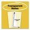 Post-It Transparent Notes, 2.88" x 5.88", Clear, 36 Sheets/Pad 636-TRSPT - alternate 2