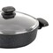 Korkmaz Ornella Non Stick 10 Inch 3.5 Liter Low Casserole with Lid in Black A1344 - alternate 2